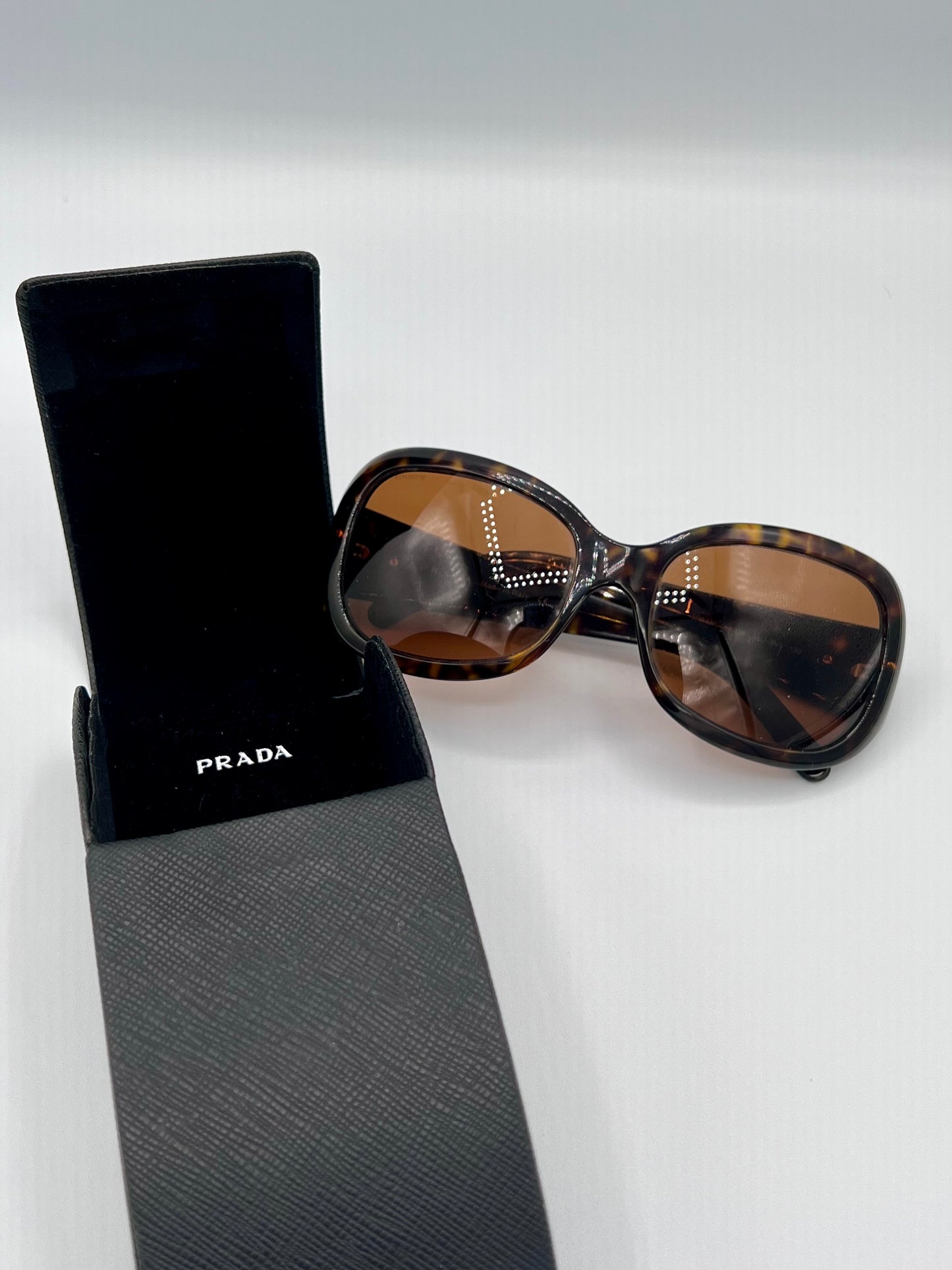 Prada Oversized Brown Tortoise Sunglasses