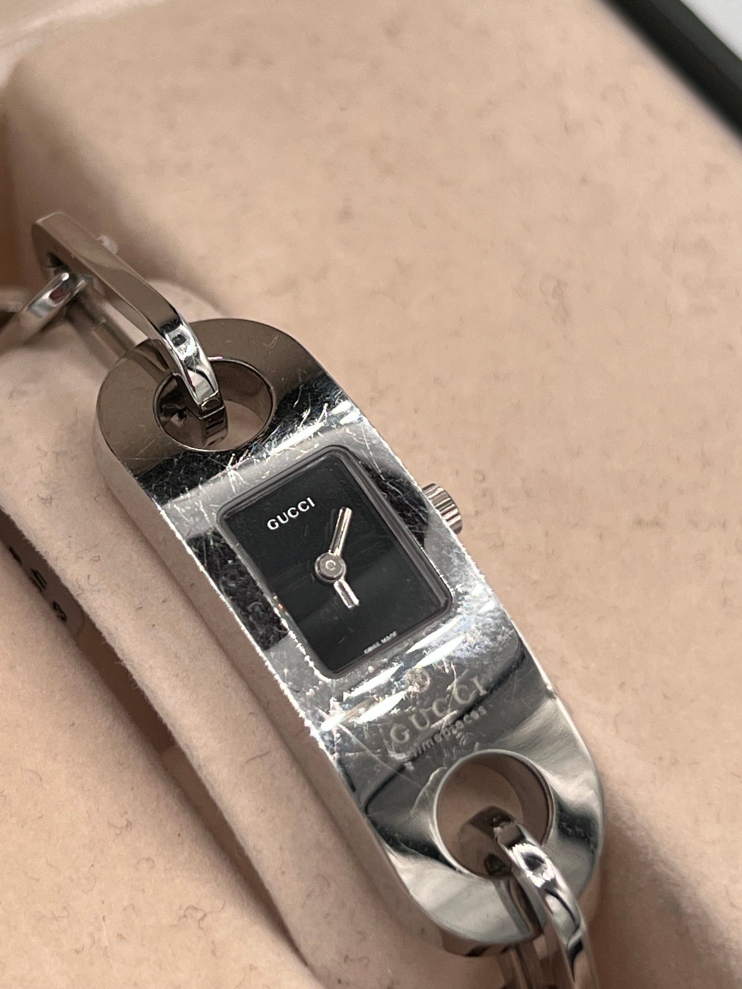 Gucci Ladies Watch with Rectangle Face