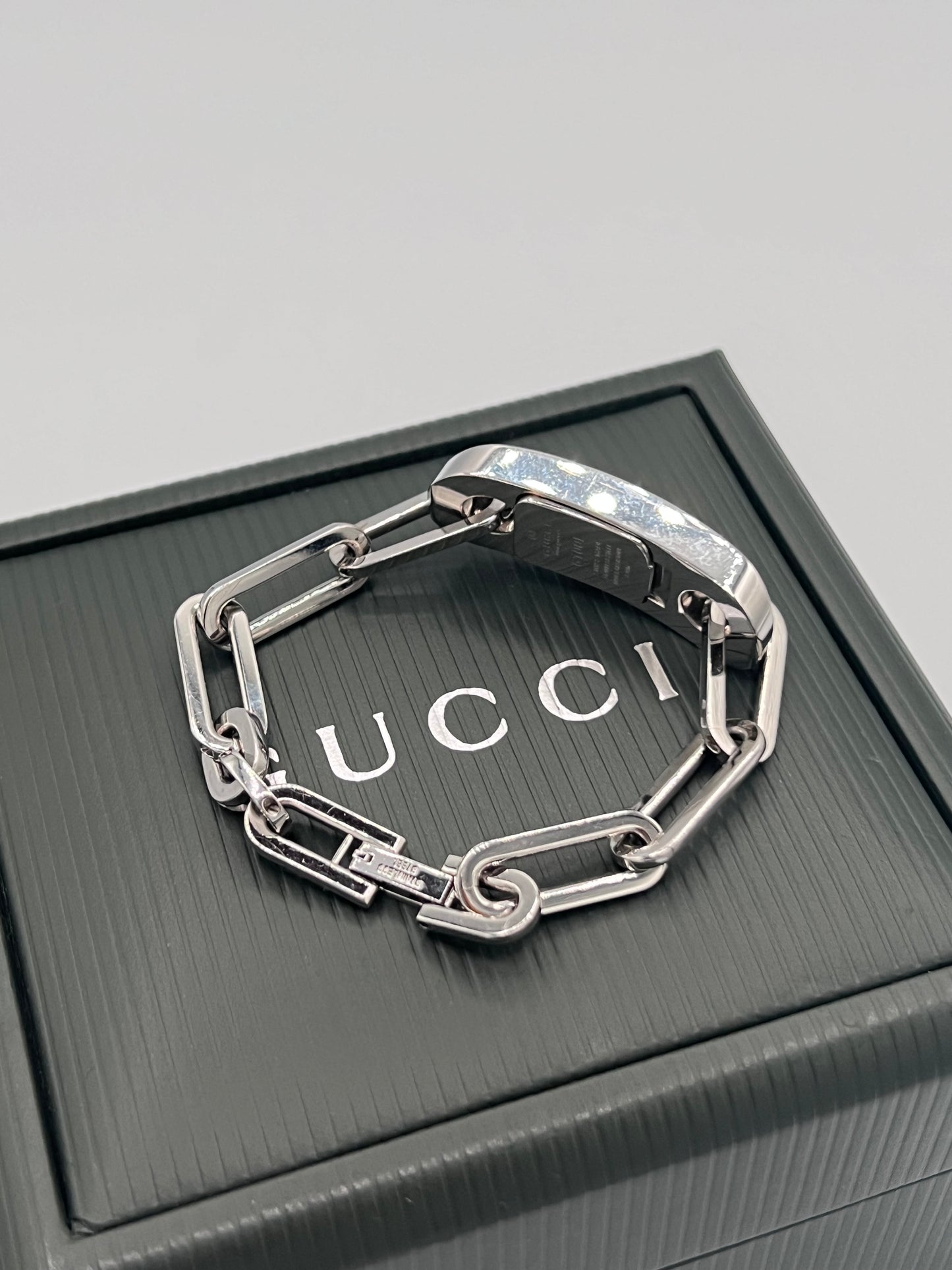 Gucci Ladies Watch with Rectangle Face