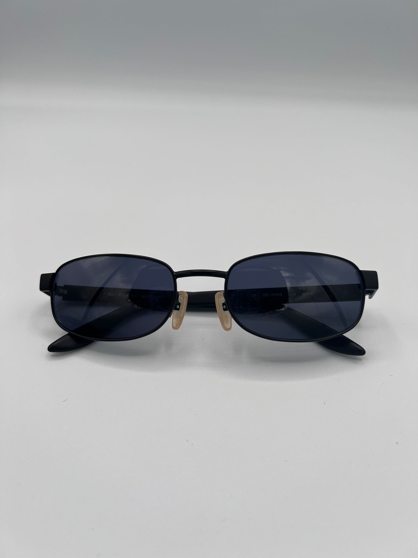 Gucci Italian Square Black Sunglasses