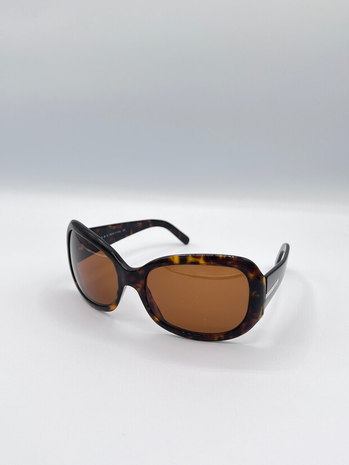 Prada Oversized Brown Tortoise Sunglasses