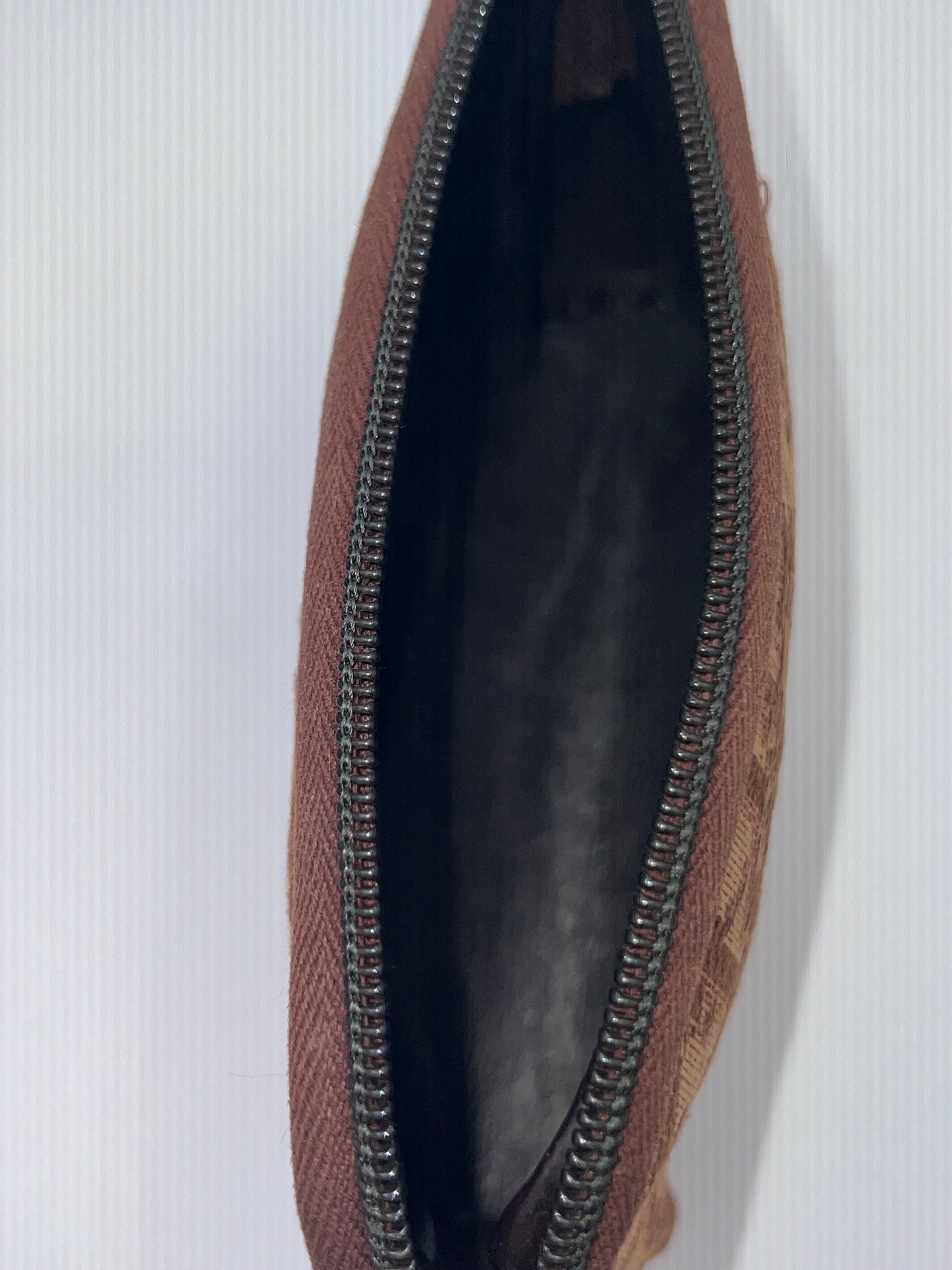 80s Vintage Dior Trotter Brown Pouch