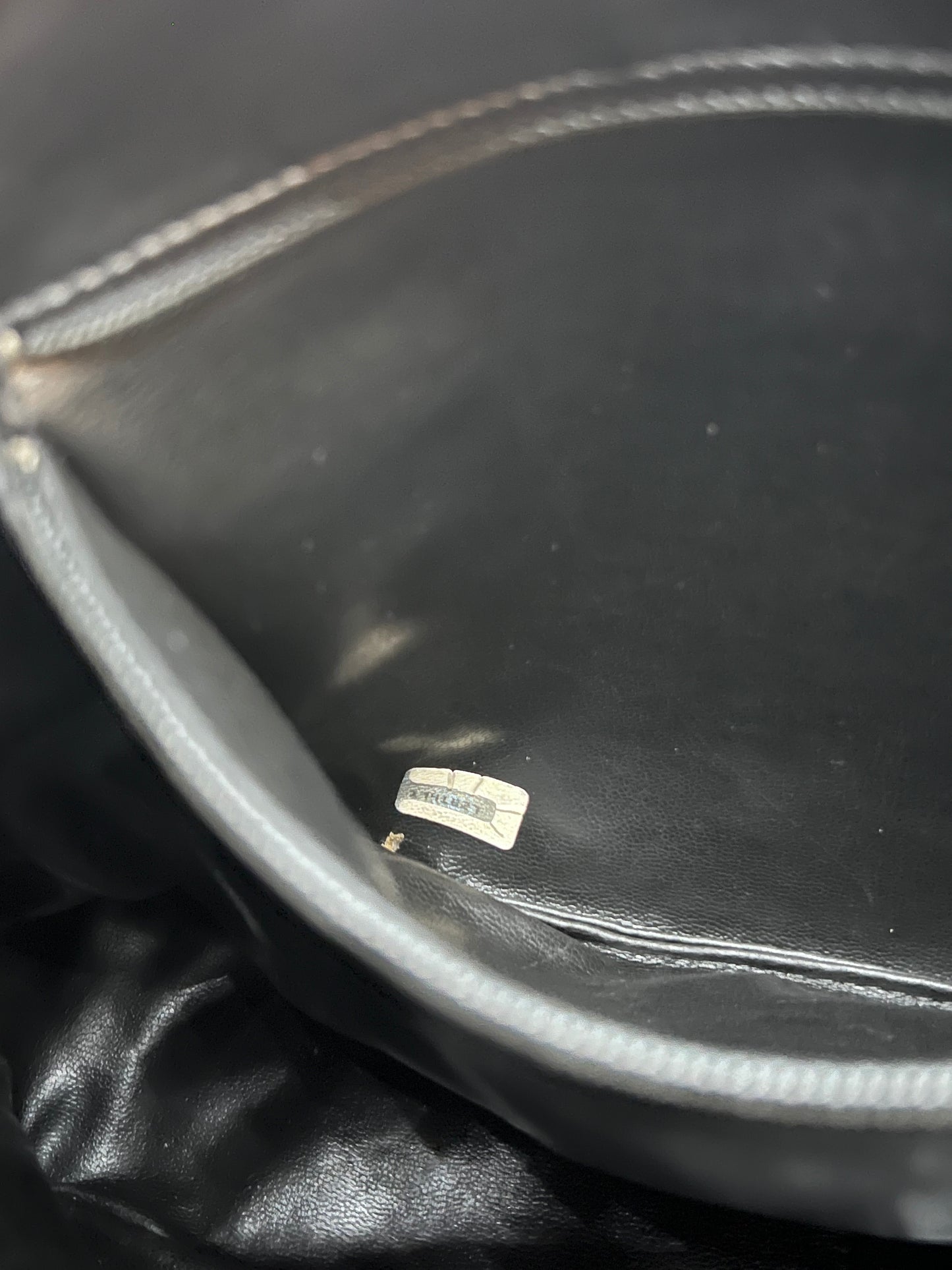 Vintage Chanel Black Leather Camera Bag