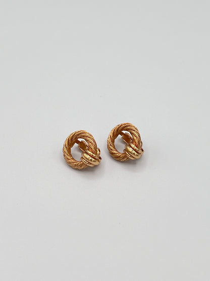 Dior Twisted Dior Knocker Earrings