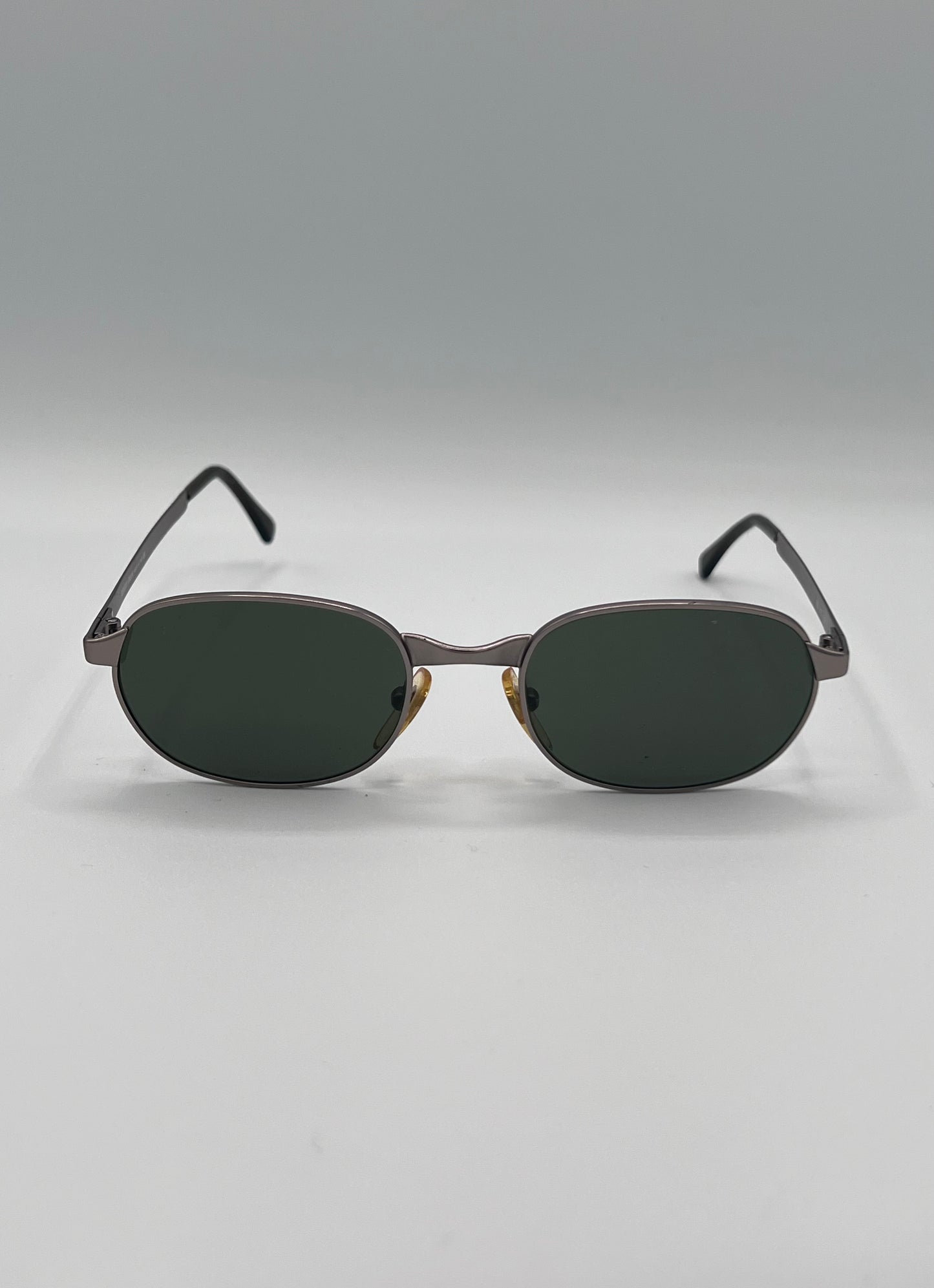 Vintage Giorgio Armani Dark Green Oval Sunglasses