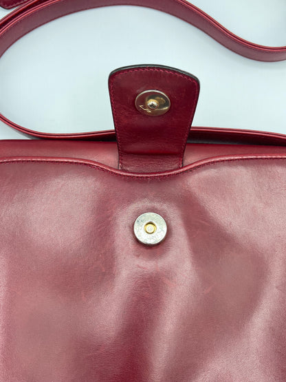 Vintage Celine Triomphe Bordeaux Shoulder Bag