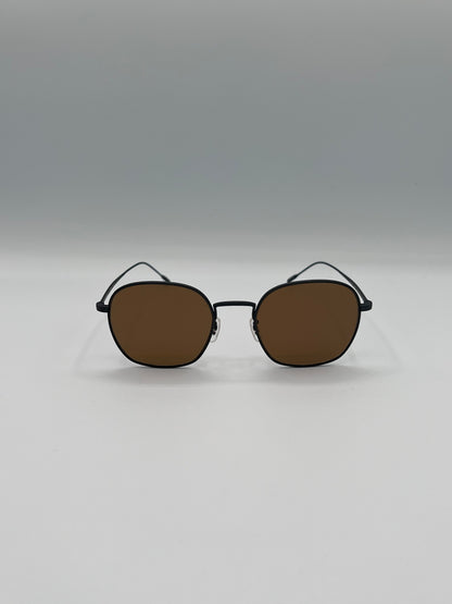 Oliver Peoples Adés Sunglasses in Brown/Black