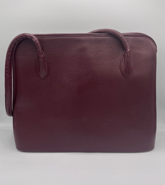 Vintage Burgundy Tote Bag