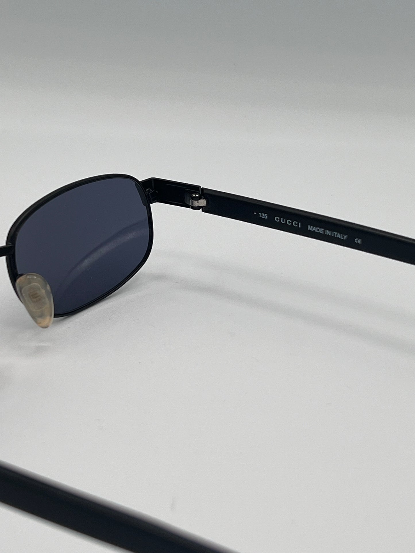 Gucci Italian Square Black Sunglasses