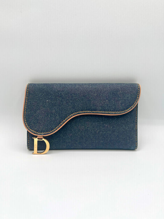 Dior Saddle Trifold Wallet