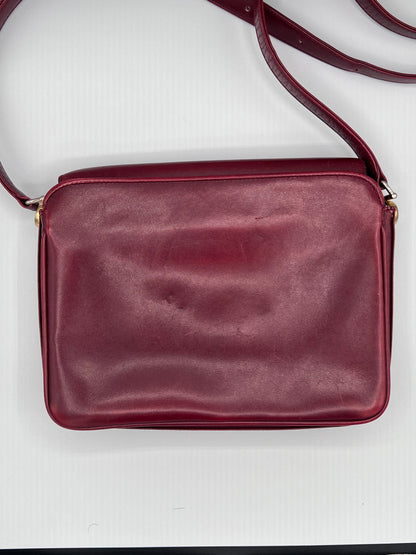 Vintage Celine Triomphe Bordeaux Shoulder Bag