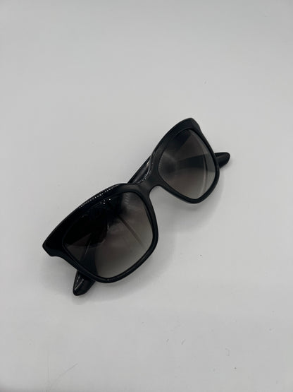 Mui Mui Black Oversized Studded Sunglasses