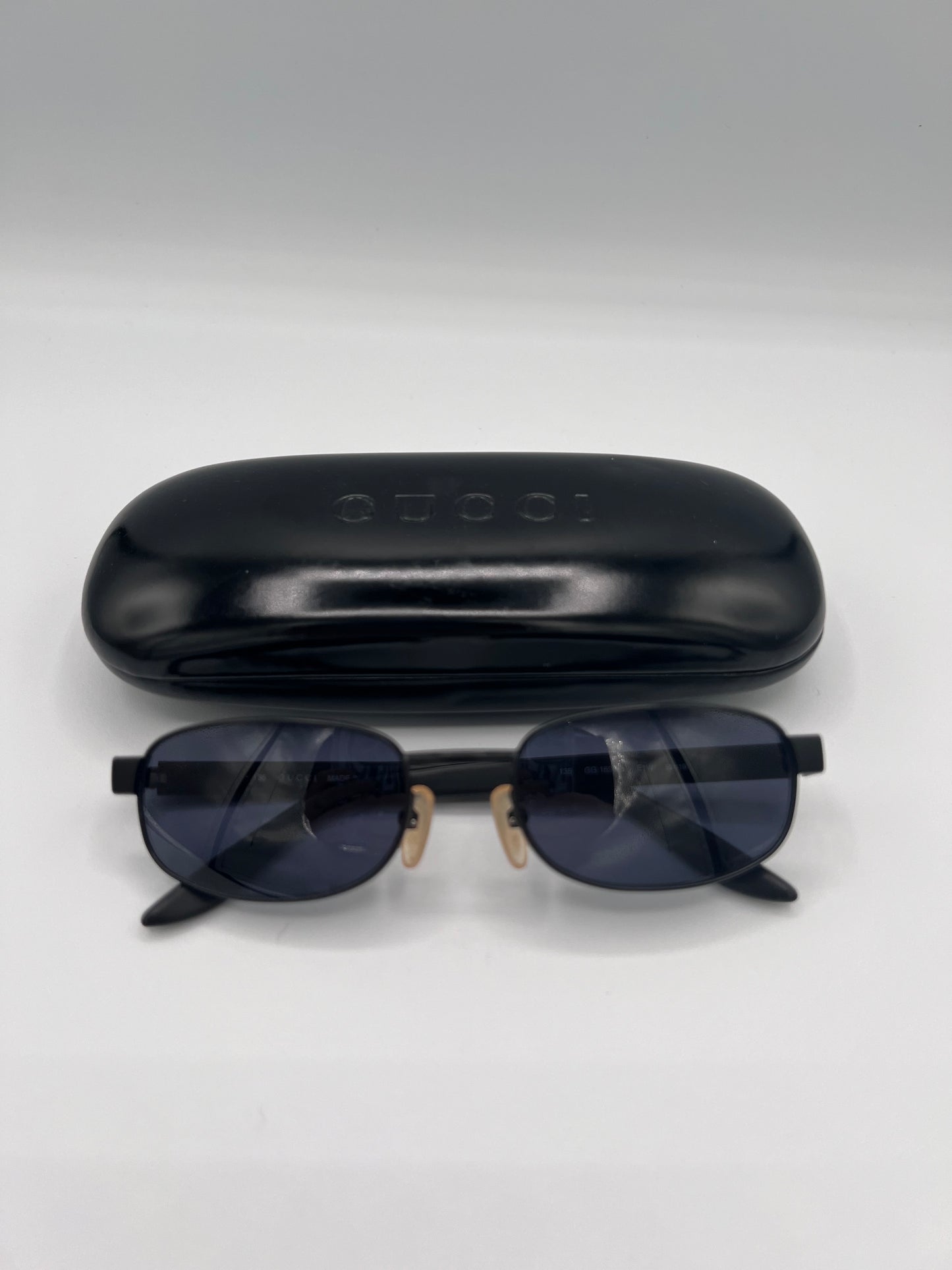 Gucci Italian Square Black Sunglasses