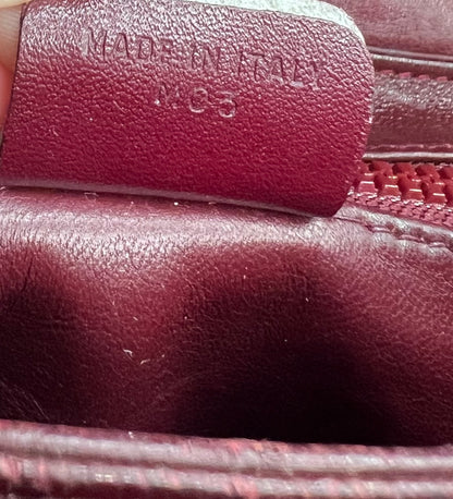 Vintage Celine Triomphe Bordeaux Shoulder Bag