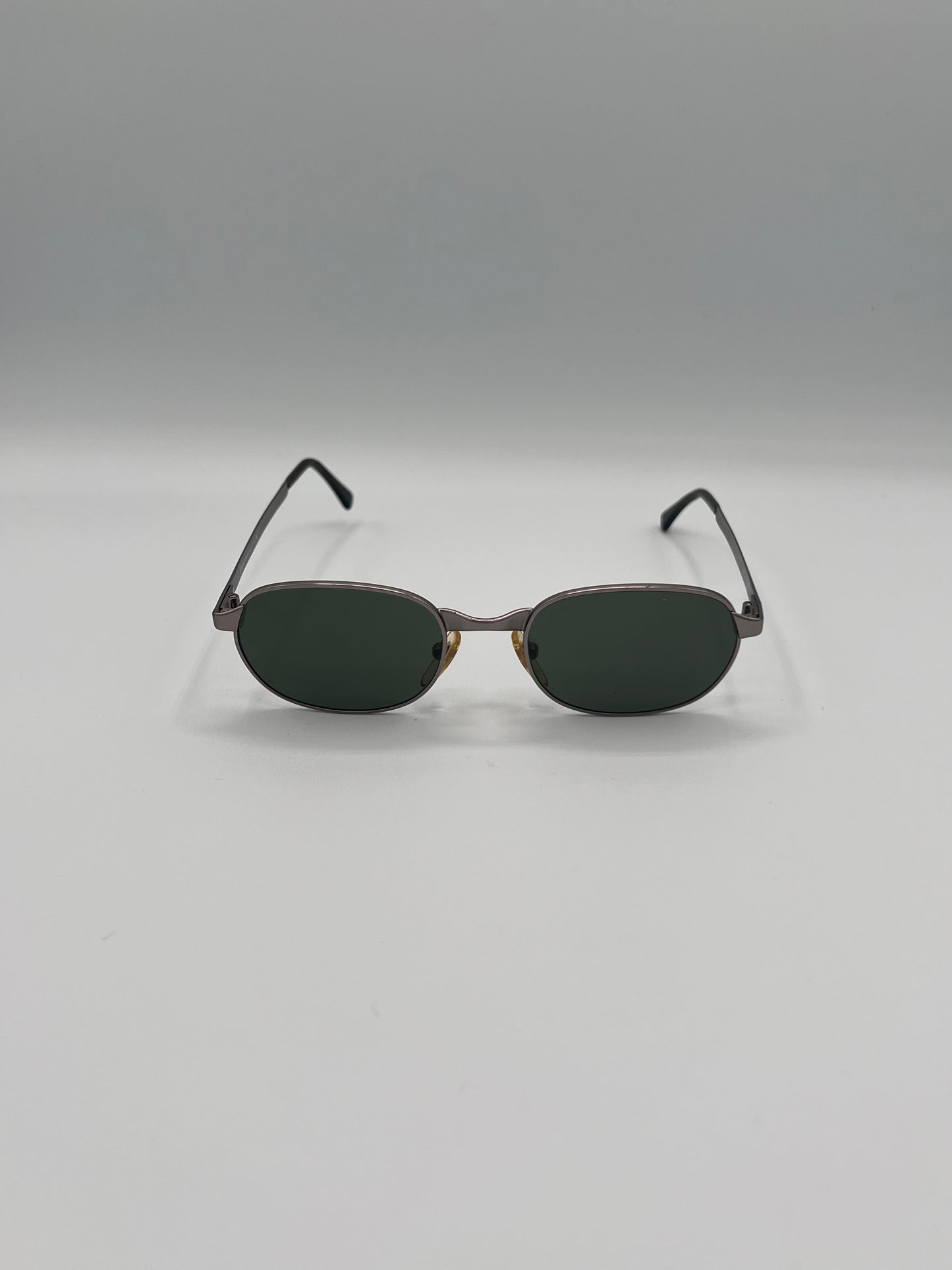 Vintage Giorgio Armani Dark Green Oval Sunglasses